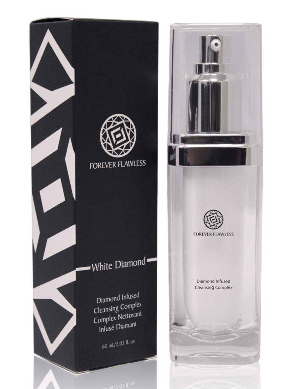 FOREVER FLAWLESS-DIAMOND INFUSED CLEANSING COMPLEX-2.03 fl oz / 60 ml-NEW-SEALED